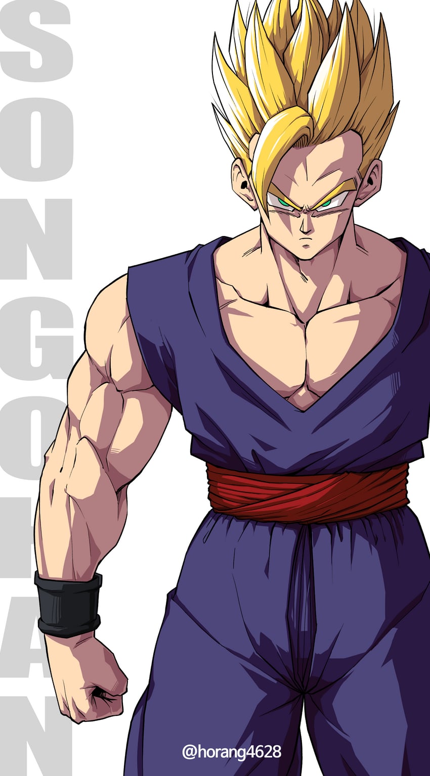 son gohan (dragon ball and 2 more) drawn by horang4628