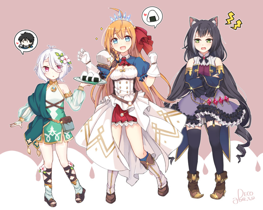 karyl, kokkoro, pecorine, and yuuki (princess connect!) drawn by misora_deco
