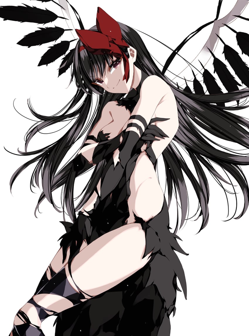 akemi homura and akuma homura (mahou shoujo madoka magica and 1 more) drawn by misteor
