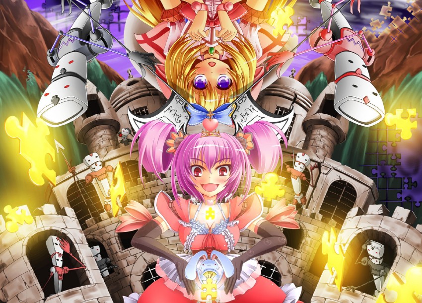 alice and white rabbit (original and 1 more) drawn by yuzu_izumi