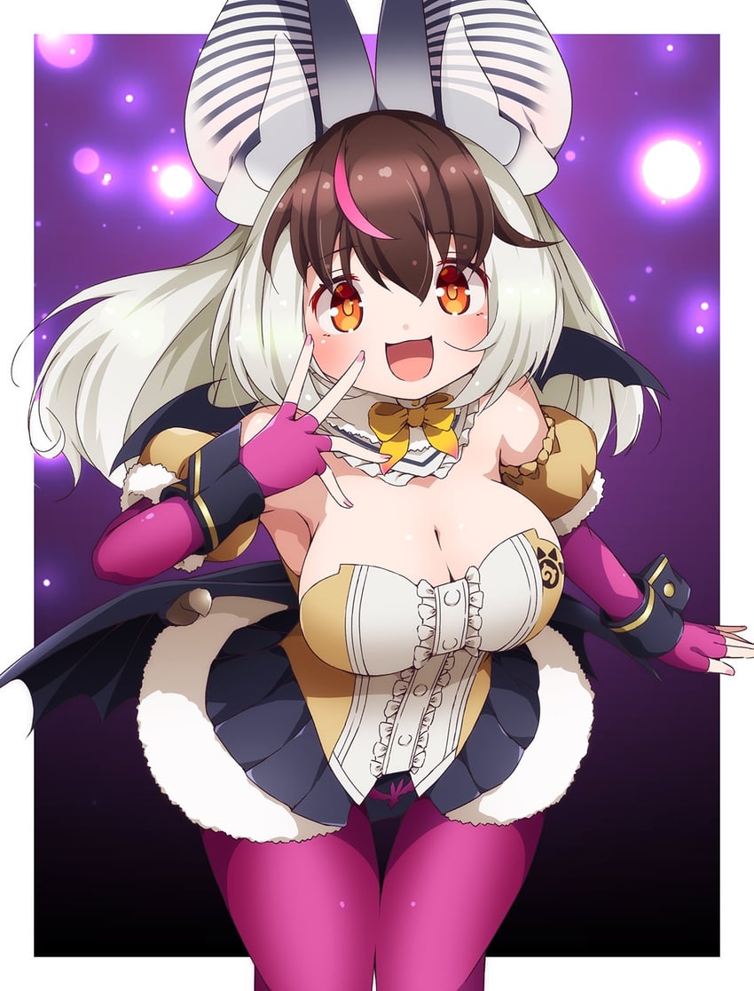 brown long-eared bat (kemono friends and 1 more) drawn by drias