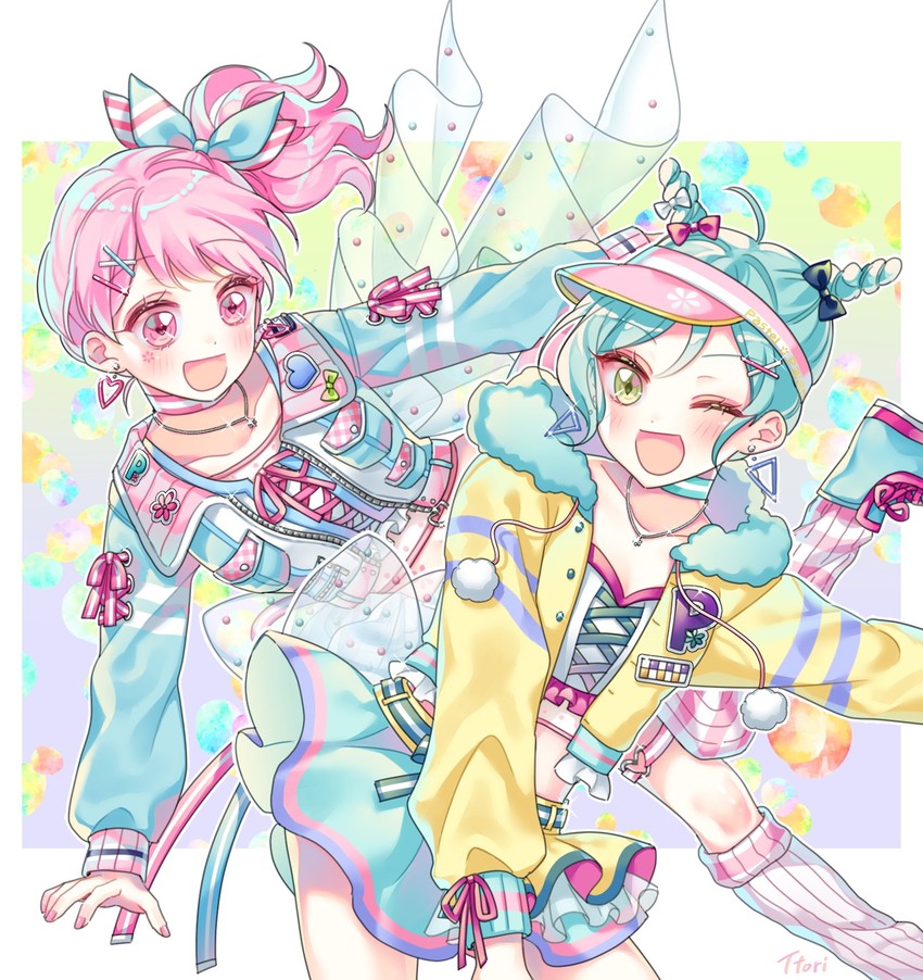 hikawa hina and maruyama aya (bang dream!) drawn by ttori