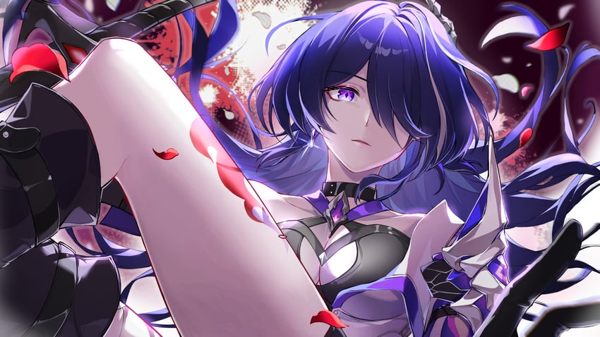 acheron (honkai and 1 more) drawn by the_whale