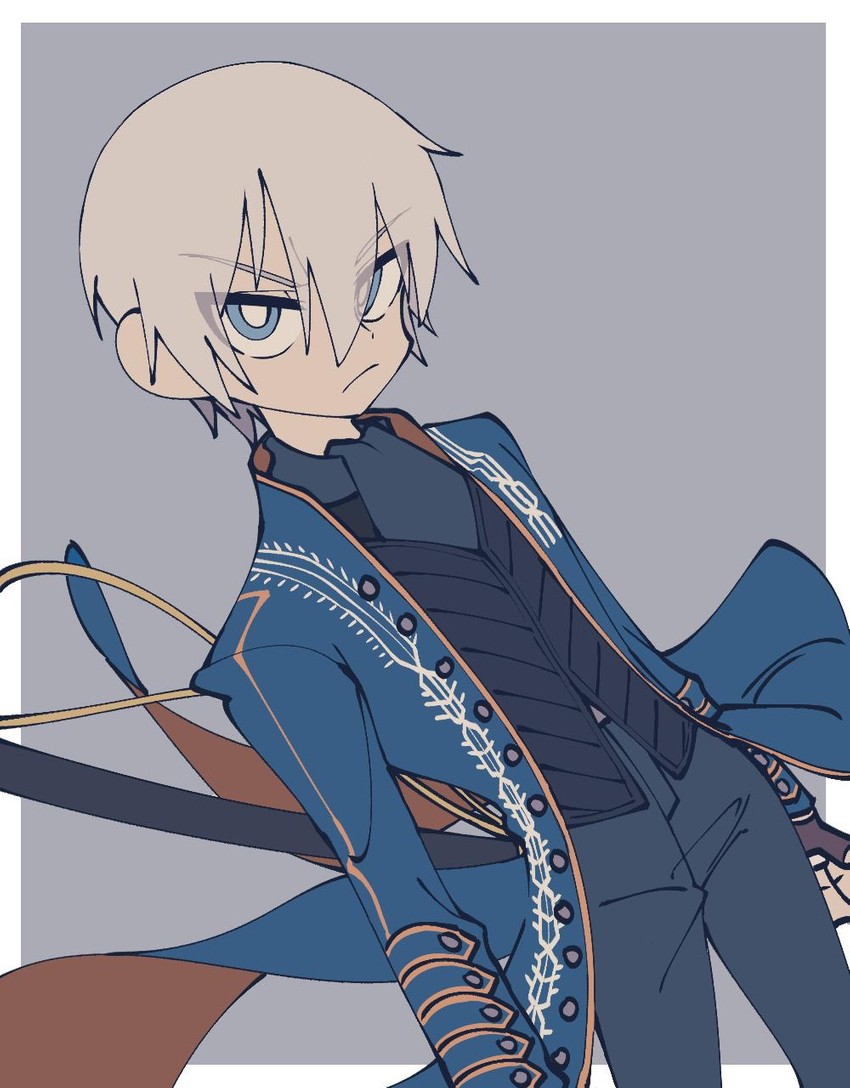 vergil (devil may cry and 1 more) drawn by angellyuna