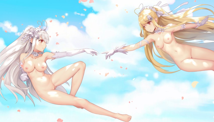 tokisaki mio and tokisaki asaba (original and 1 more) drawn by niliu_chahui