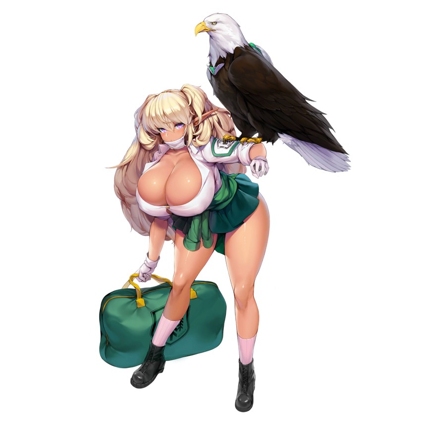 dark elven forest ranger (last origin) drawn by snowball22