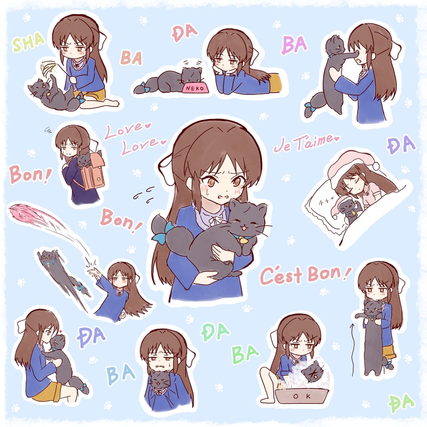 tachibana arisu (idolmaster and 1 more) drawn by hitofudegaki_usagi