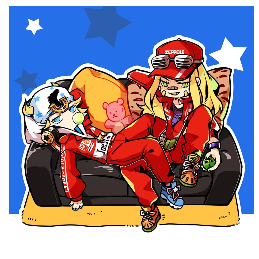 johnny joestar and diego brando (jojo no kimyou na bouken and 1 more) drawn by luminous_slime