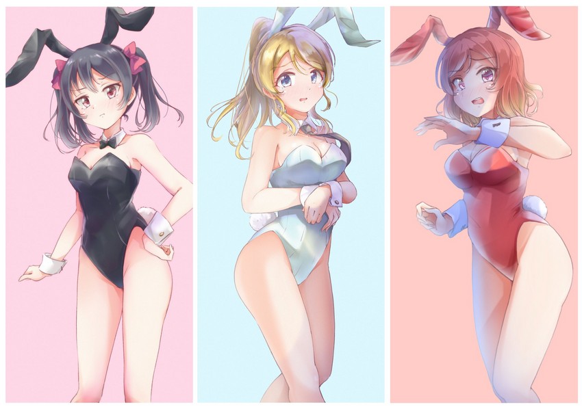 nishikino maki, yazawa nico, and ayase eli (love live! and 1 more) drawn by sakurabuchi_noyu