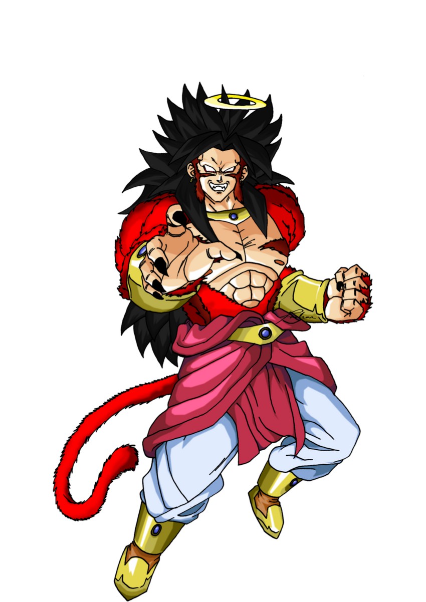 broly (dragon ball and 2 more) drawn by paan013