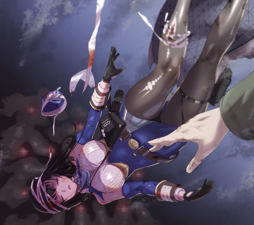 commander and marian (goddess of victory: nikke) drawn by fune_(fune83ojj)