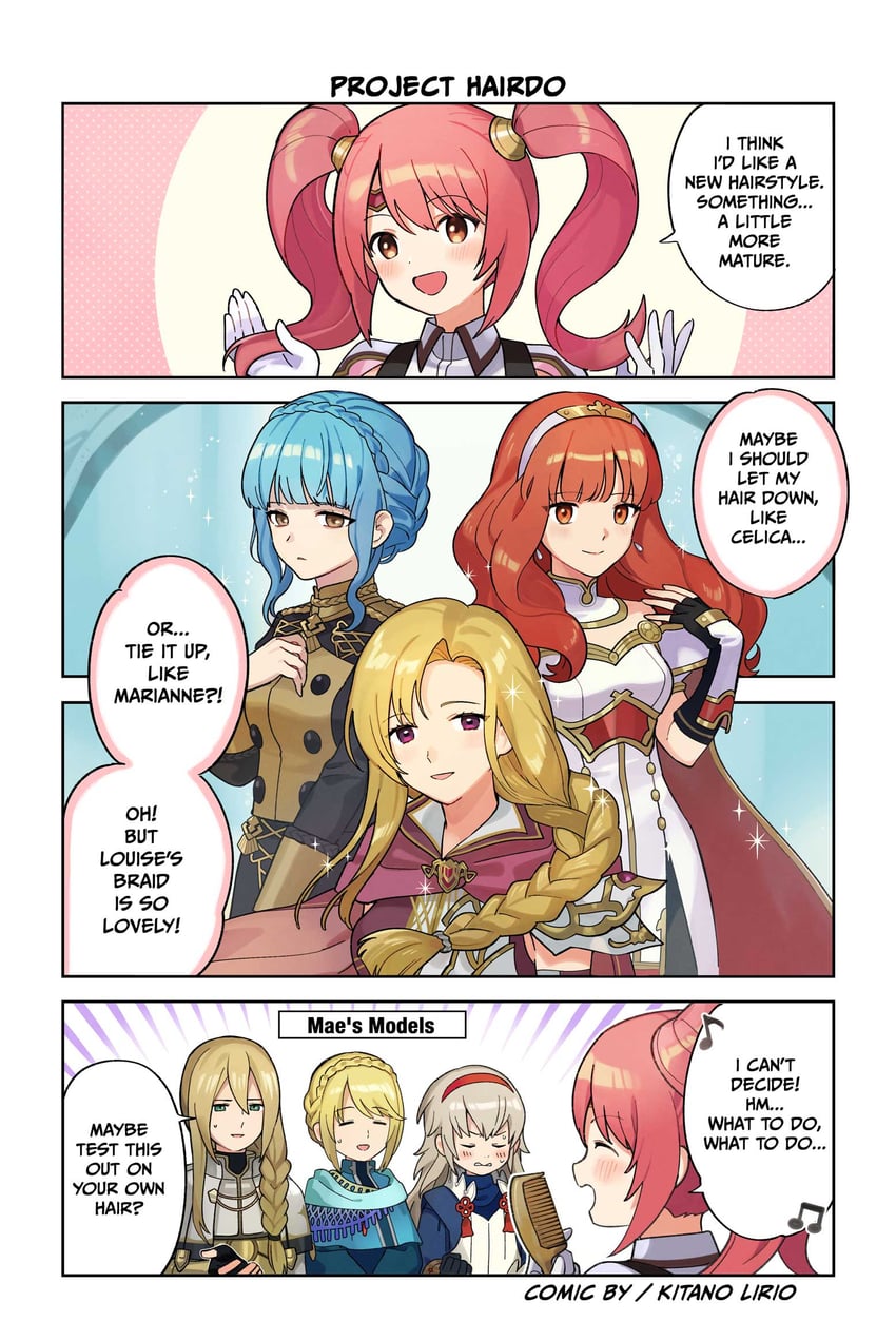marianne von edmund, celica, takumi, mae, lucius, and 2 more (fire emblem and 6 more)