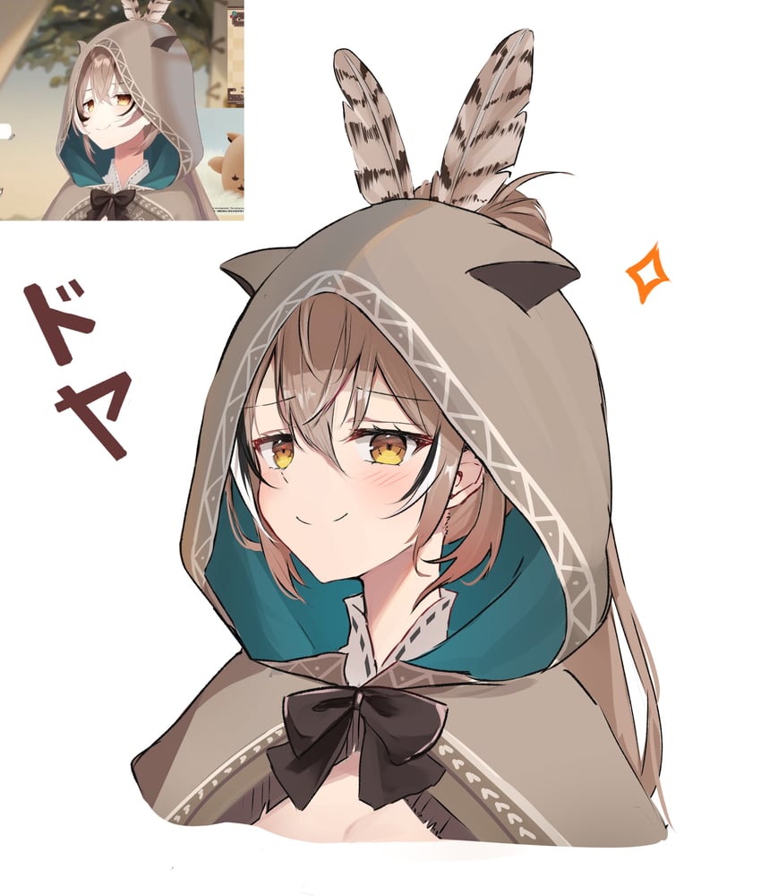 nanashi mumei (hololive and 1 more) drawn by shuuzo3
