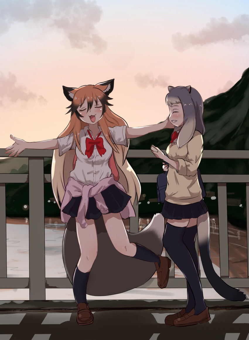 red fox and alpine marmot (kemono friends) drawn by akaisuto