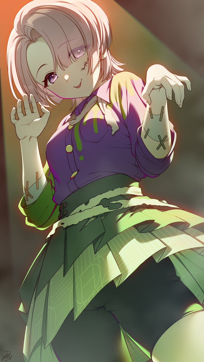 arimura mao (idolmaster and 1 more) drawn by mikapoe