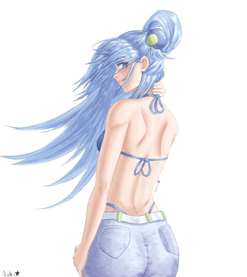 aqua (kono subarashii sekai ni shukufuku wo!) drawn by sosasteri