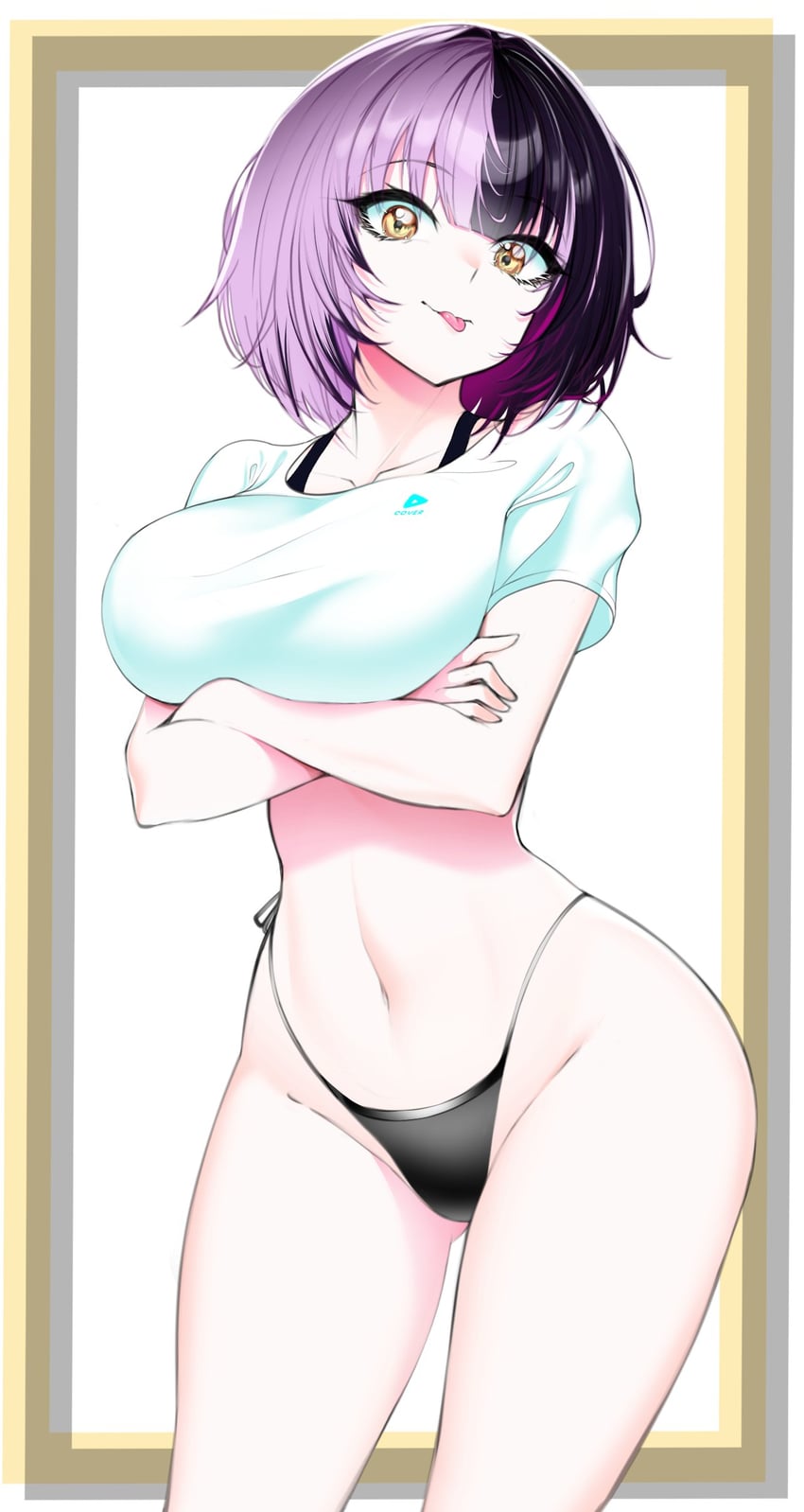 shiori novella (hololive and 1 more) drawn by porougon