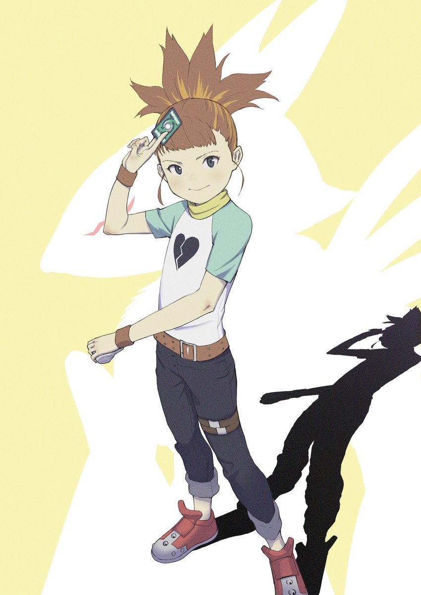 renamon and makino ruki (digimon and 1 more) drawn by fumikazu