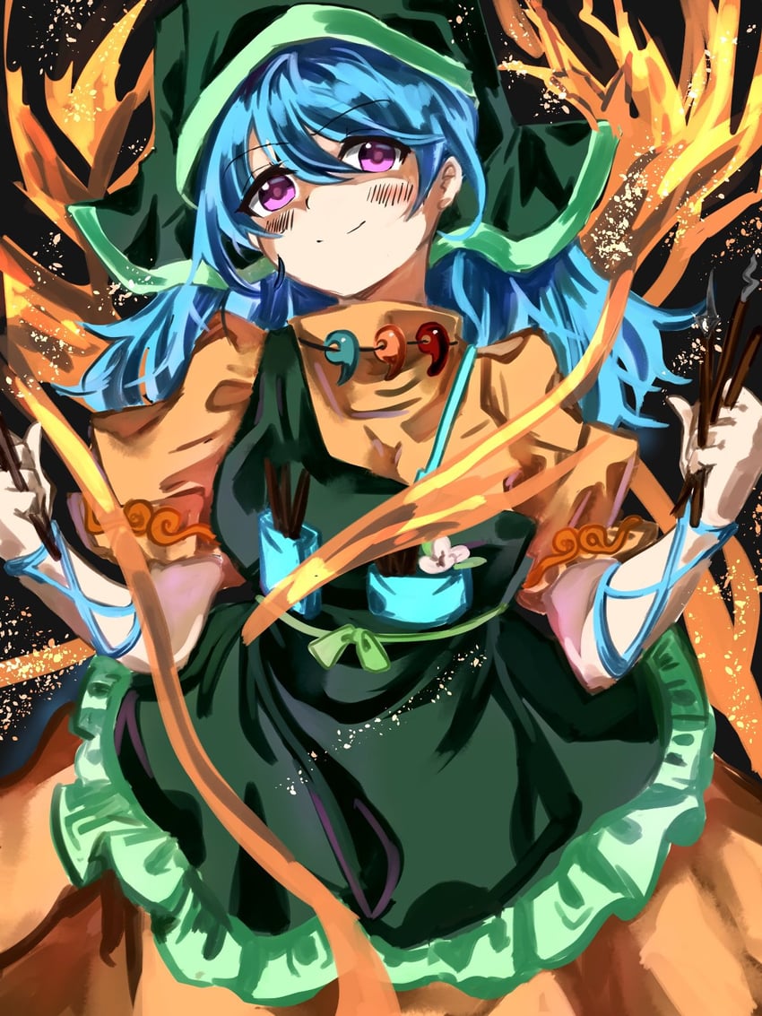 haniyasushin keiki (touhou and 1 more) drawn by sutaku77224