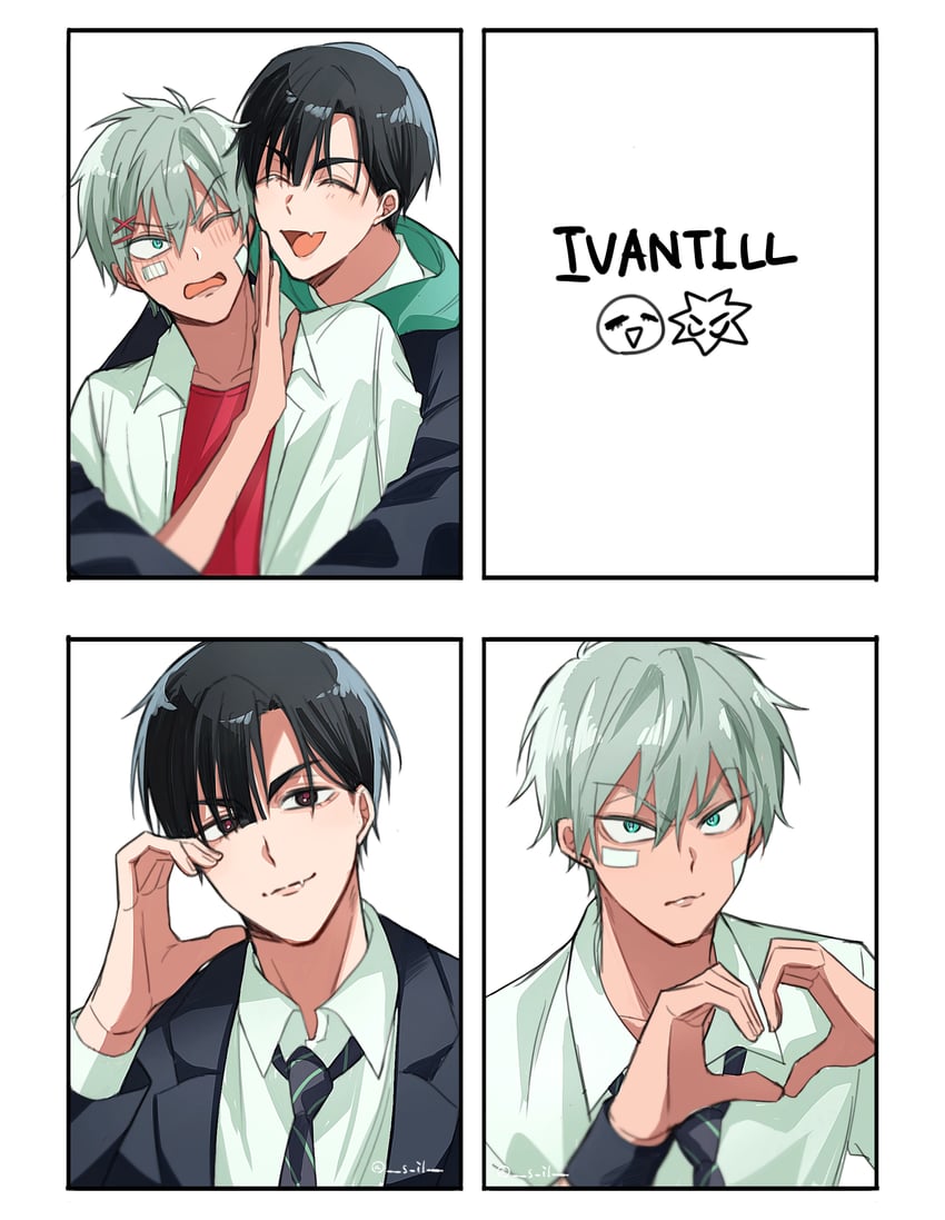 ivan and till (alien stage) drawn by omu1030