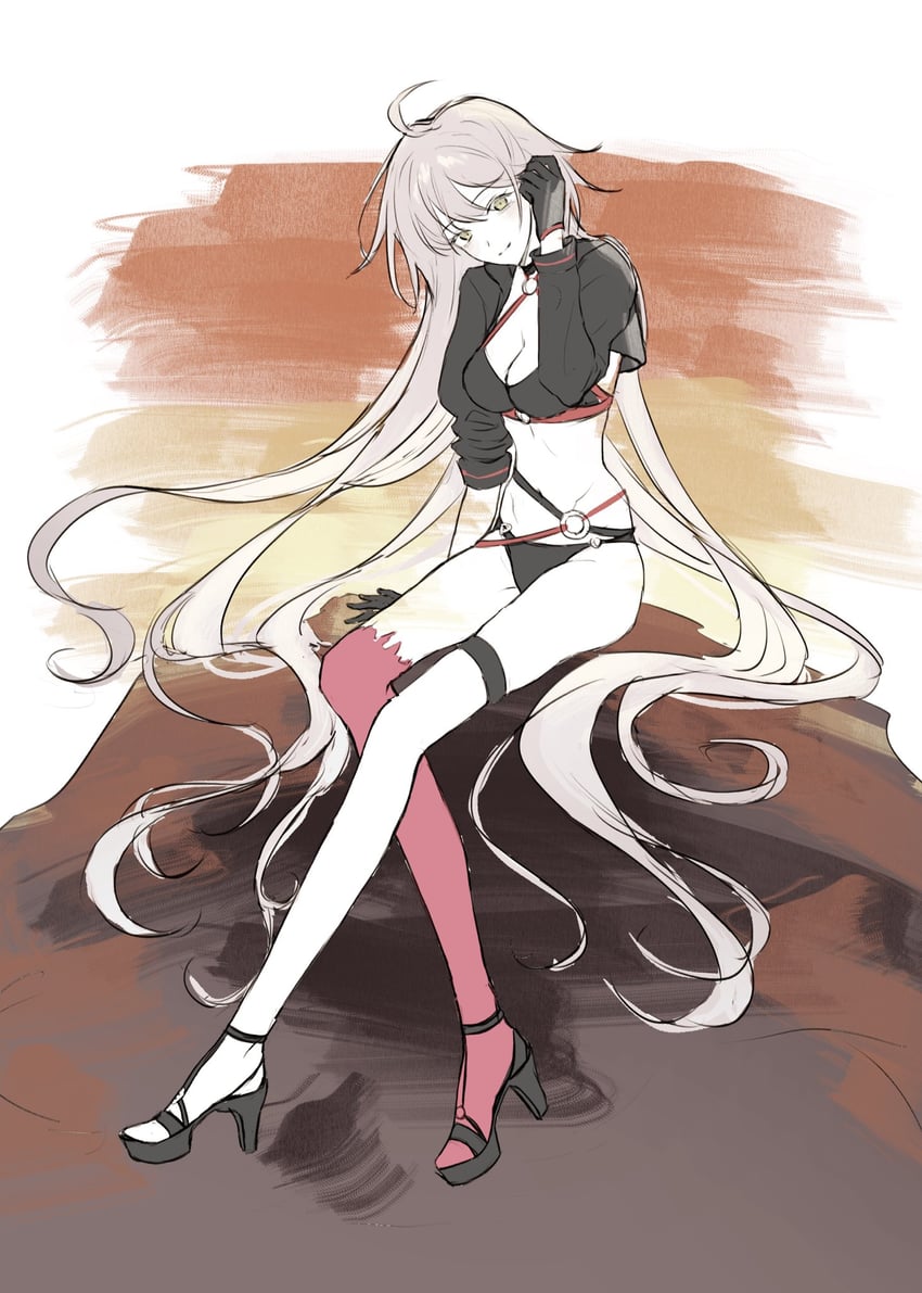 jeanne d'arc alter (fate and 1 more) drawn by eunchanlily