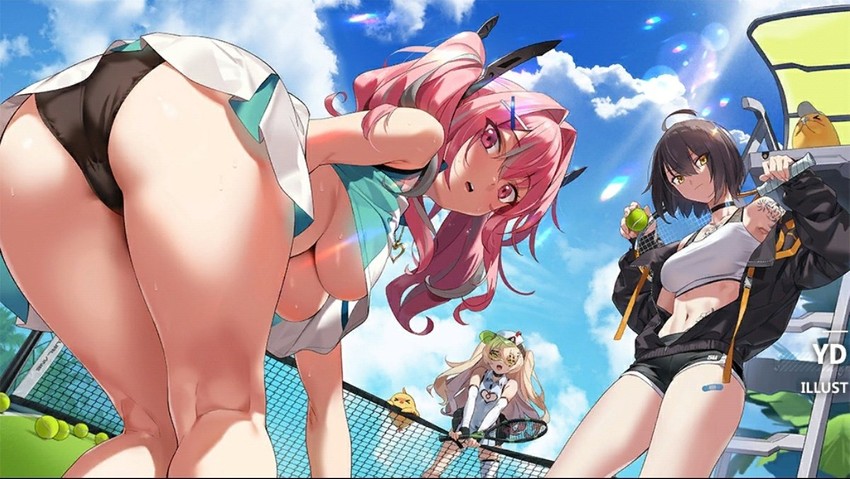 manjuu, bremerton, baltimore, and bache (azur lane) drawn by yd_(orange_maru)