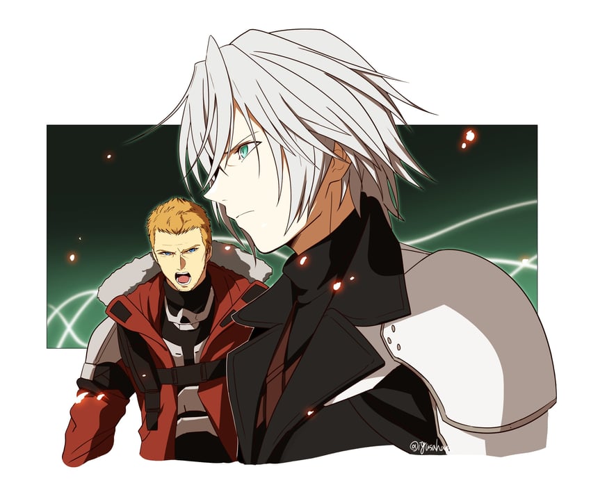 sephiroth and glenn lodbrok (final fantasy and 2 more) drawn by igusaharu