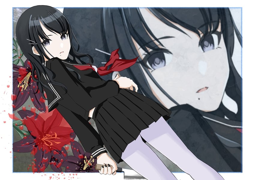kazano hiori (idolmaster and 1 more) drawn by blackhairlongs
