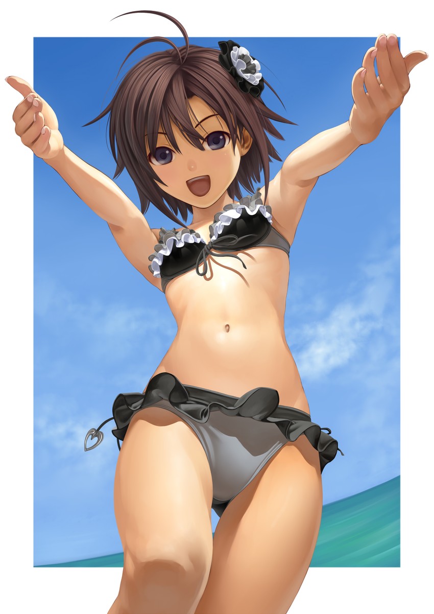 kikuchi makoto (idolmaster and 1 more) drawn by nekopuchi