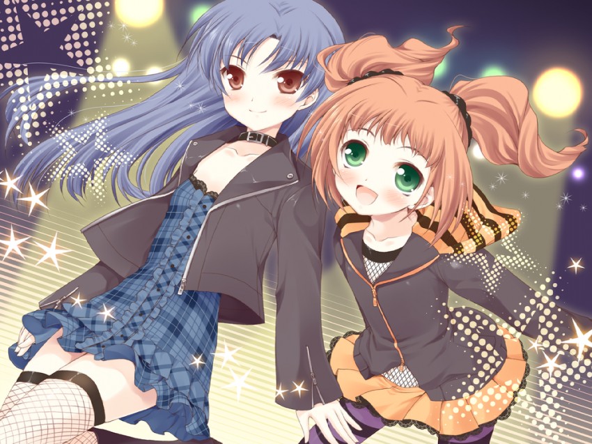 kisaragi chihaya and takatsuki yayoi (idolmaster and 1 more) drawn by komi_zumiko