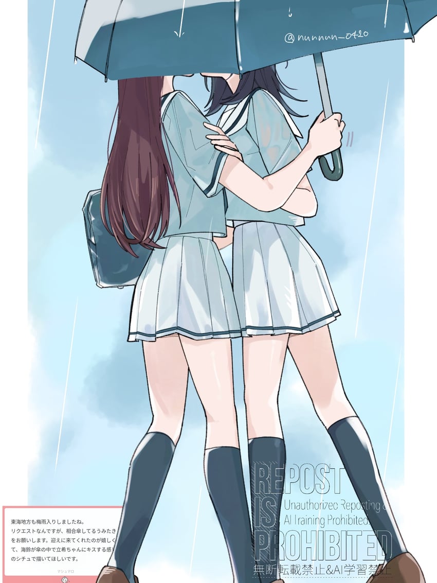 shiina taki and yahata umiri (bang dream! and 2 more) drawn by nanami_(nunnun_0410)