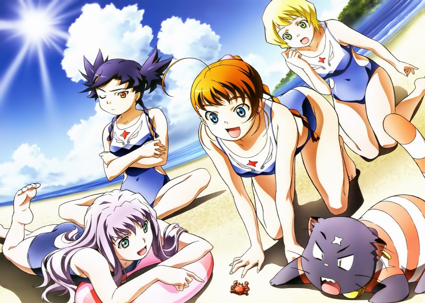 arika yumemiya, nina wang, erstin ho, mashiro blan de windbloom, and mikoto (my-otome) drawn by hisayuki_hirokazu
