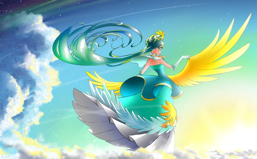 cure zephyr (original and 2 more) drawn by rona67