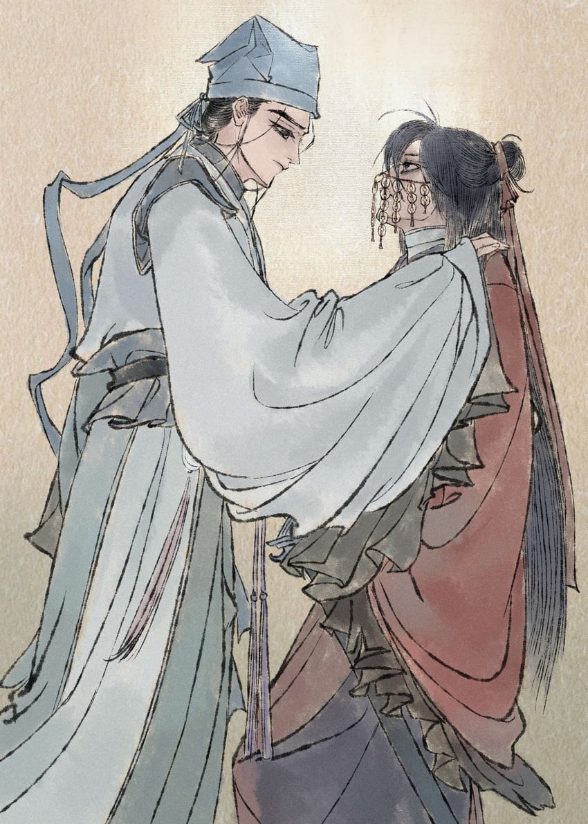 li huowang and zhuge yuan (dao gui yi xian) drawn by chumo-qulingxiao