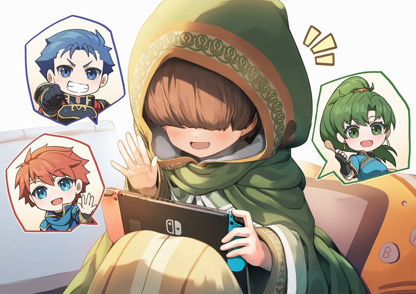lyn, eliwood, hector, and mark (fire emblem and 2 more) drawn by nakabayashi_zun
