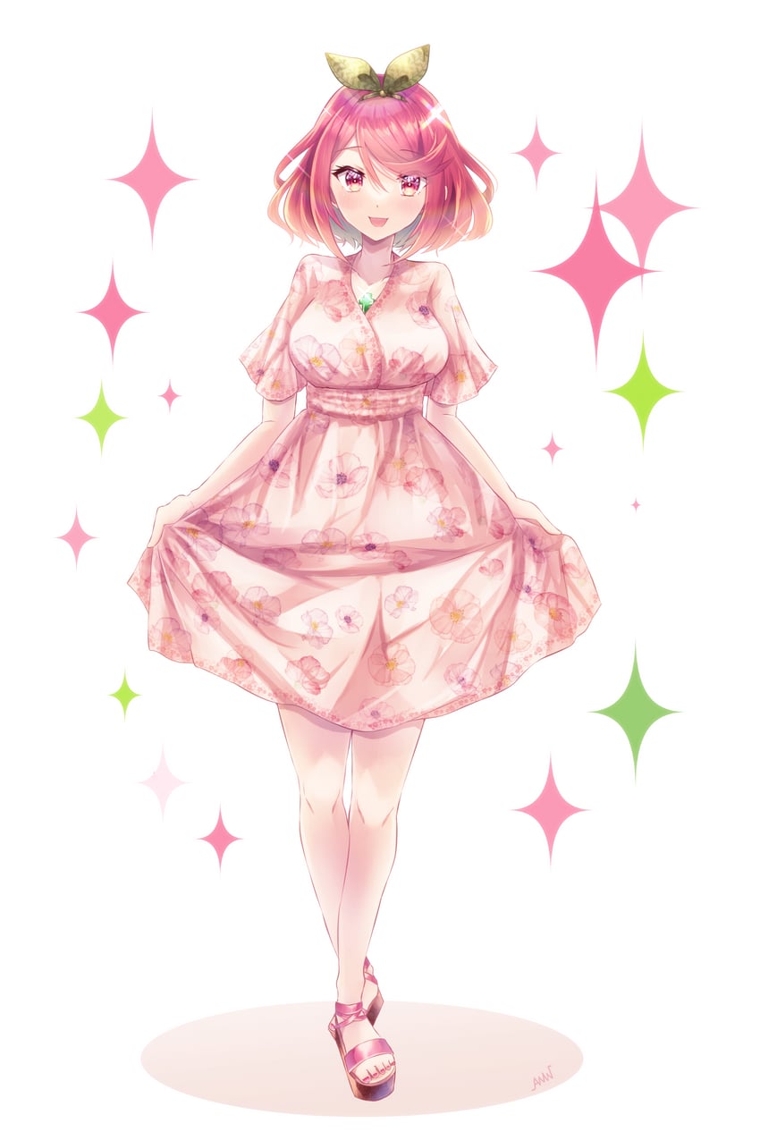 pyra (xenoblade chronicles and 1 more) drawn by amanoru_mozuku