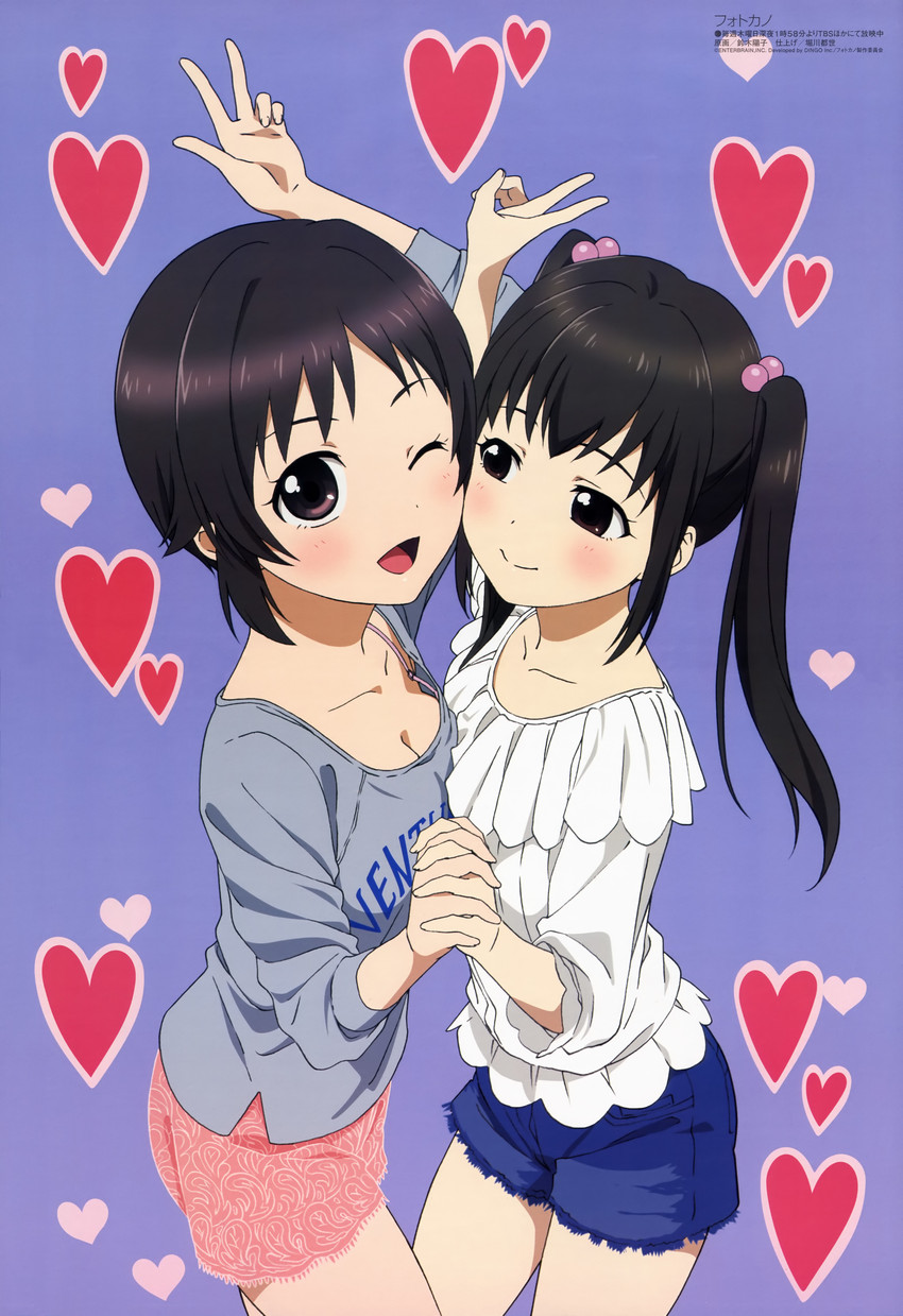 sakura mai and maeda kanon (megami magazine and 1 more) drawn by suzuki_youko
