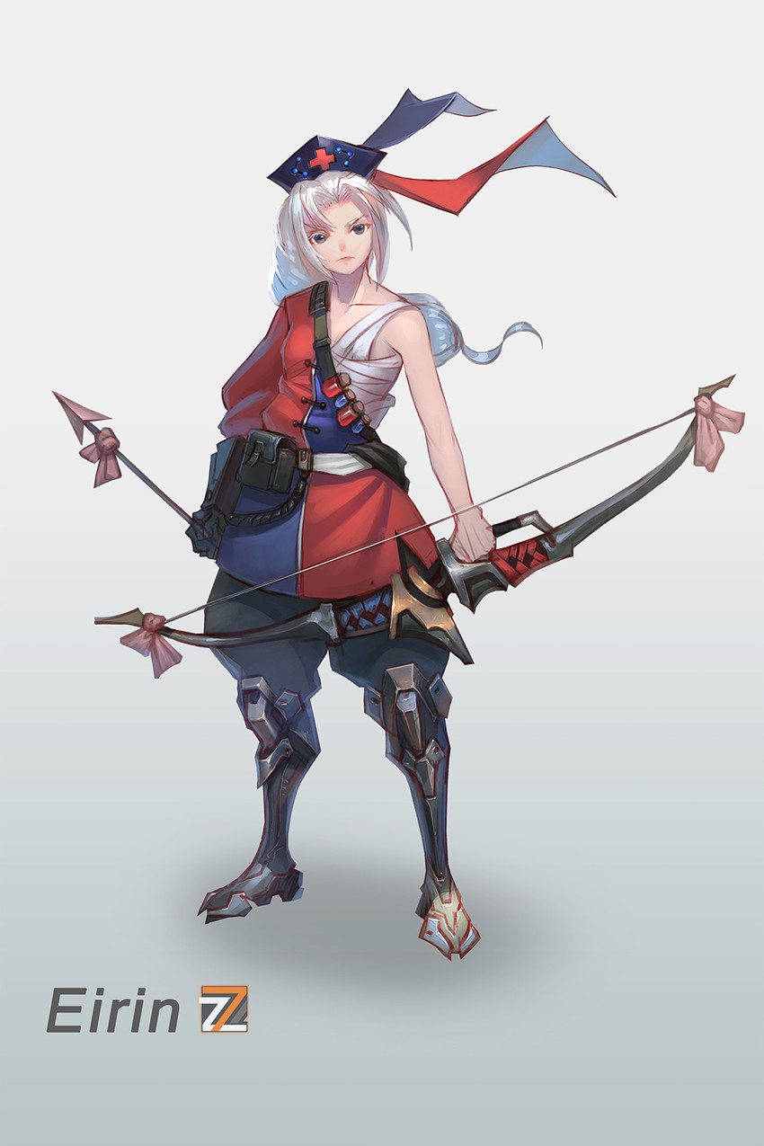 yagokoro eirin and hanzo (touhou and 2 more) drawn by zhengyifan7