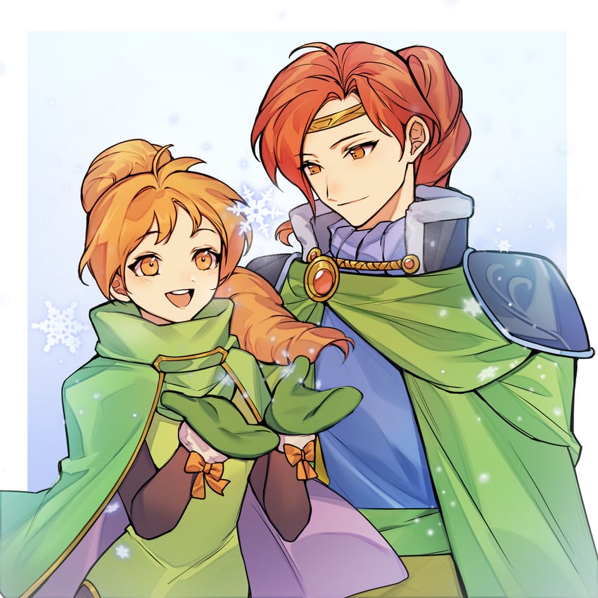 delthea and luthier (fire emblem and 1 more) drawn by silvercandy_gum