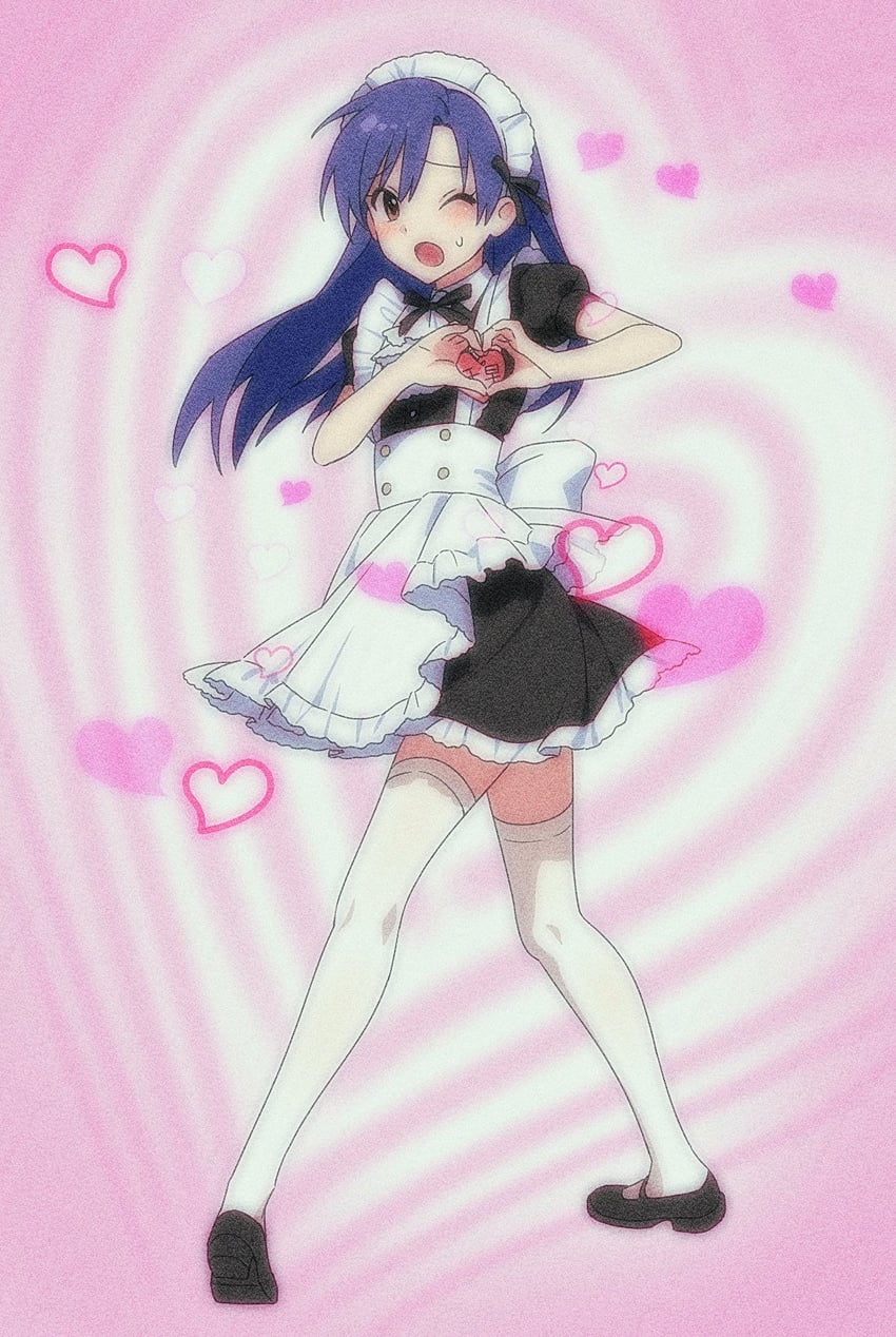 kisaragi chihaya (idolmaster and 2 more) drawn by nonanonnon6u6