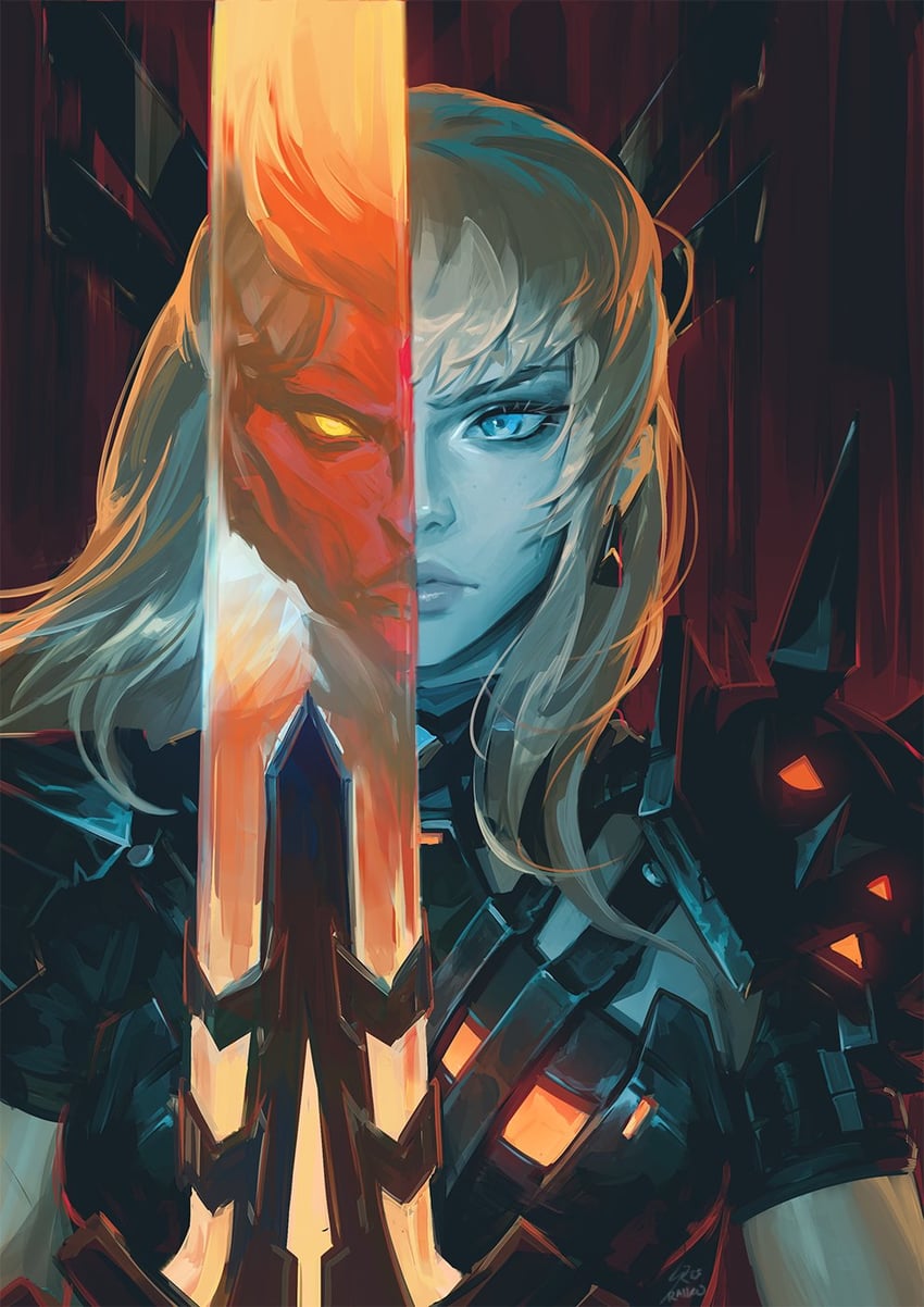 magik and darkchylde (marvel and 2 more) drawn by raikoart
