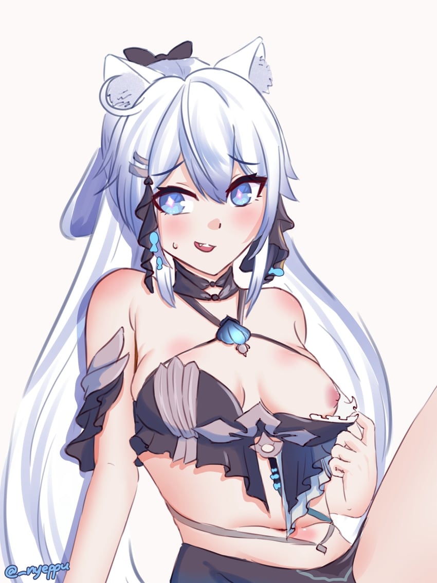 kiana kaslana (honkai and 1 more) drawn by nyeppu