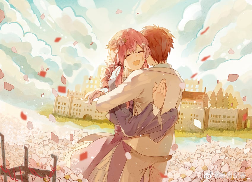 emiya shirou and momomiya shizuku (original and 2 more)