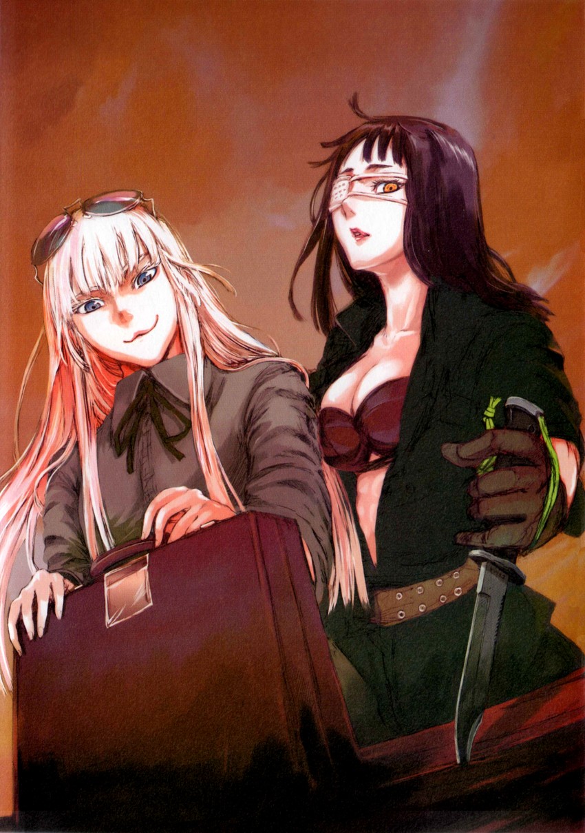 koko hekmatyar and sofia valmer (jormungand) drawn by takahashi_keitarou