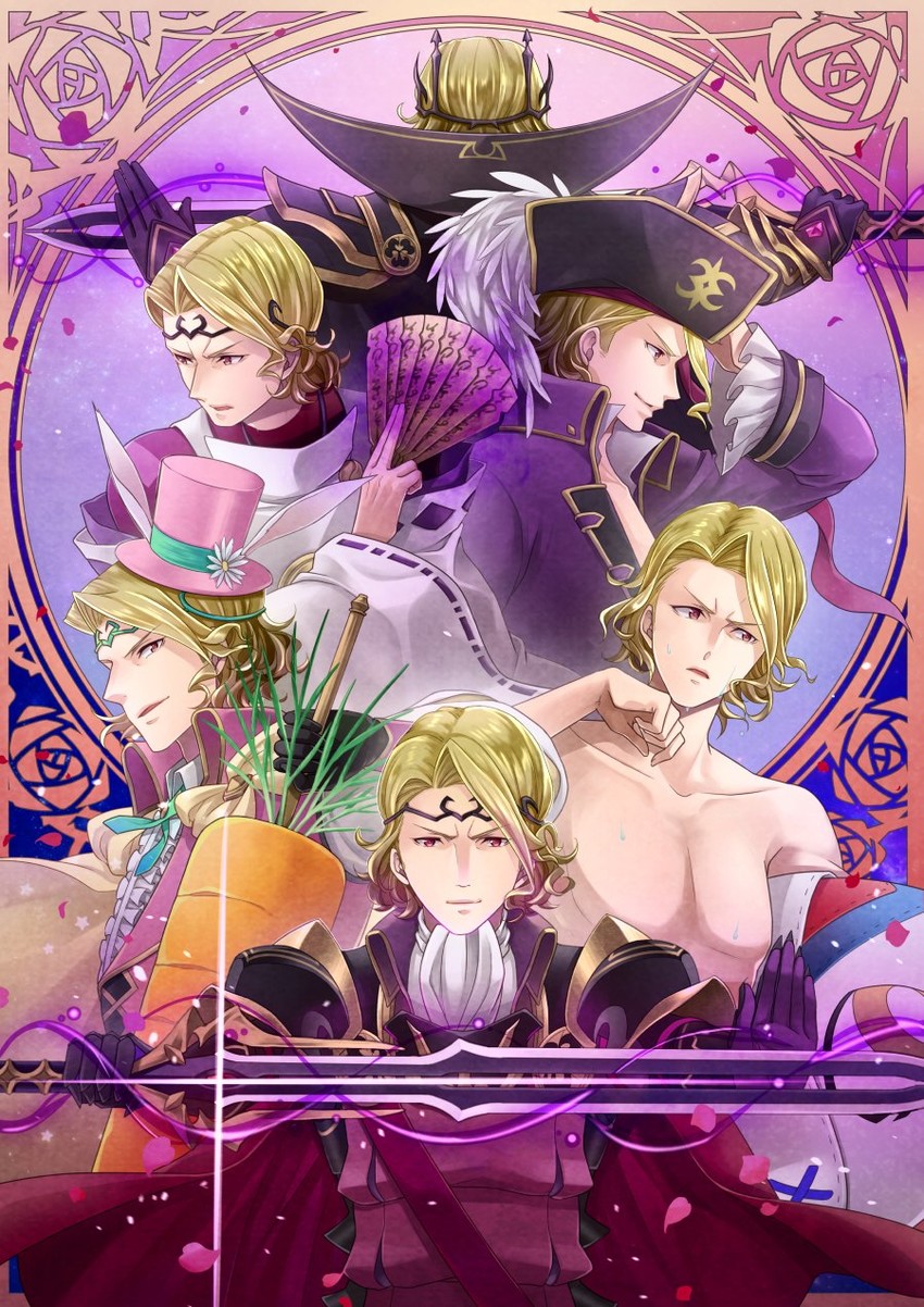 xander and lilith (fire emblem and 3 more) drawn by ichino_tomizuki