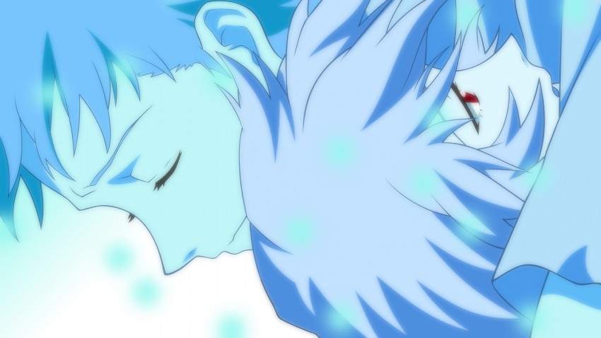 ayanami rei and ikari shinji (neon genesis evangelion and 2 more)