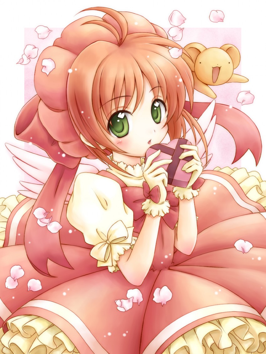 kinomoto sakura and kero (cardcaptor sakura) drawn by satogo