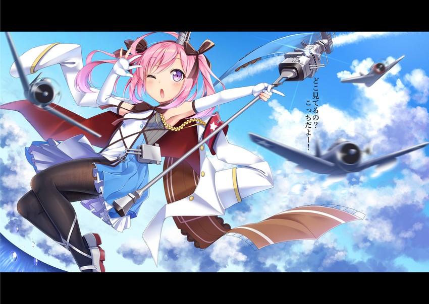 saratoga (azur lane) drawn by gurande_(g-size)