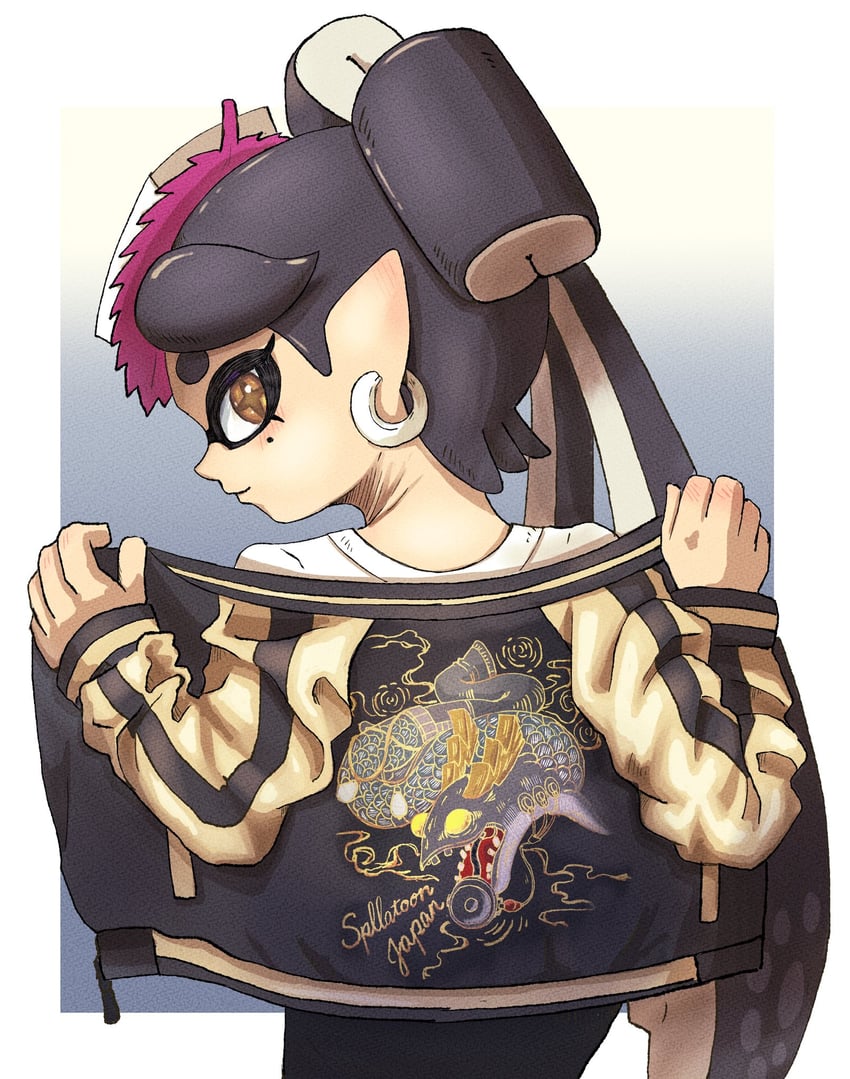 callie and horrorboros (splatoon and 2 more) drawn by tara_sli