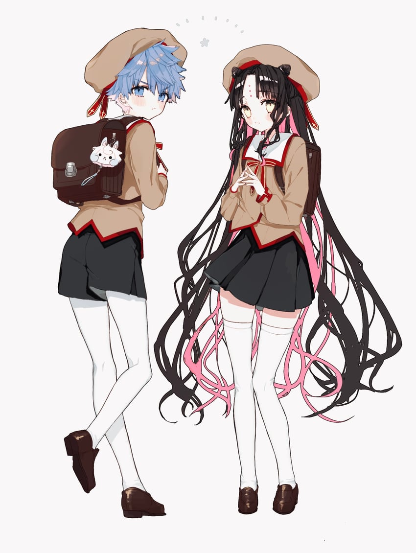sessyoin kiara, fou, and hans christian andersen (fate and 1 more) drawn by pith_u